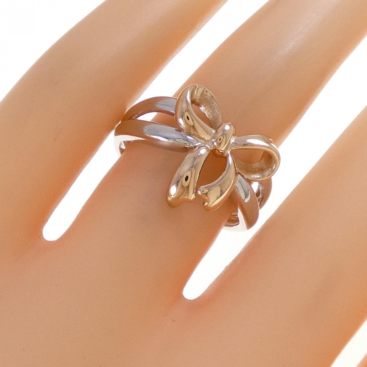 PT850/K18PG リボン リング