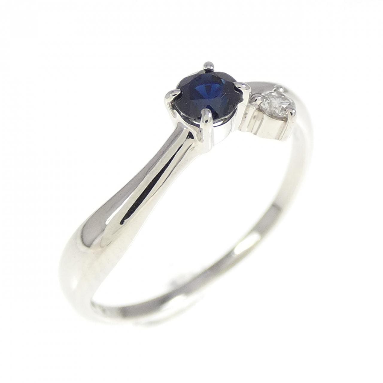 PT900 サファイヤ リング 0.18CT