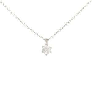 PT900/PT850 ソリティア ダイヤモンド ネックレス 0.313CT