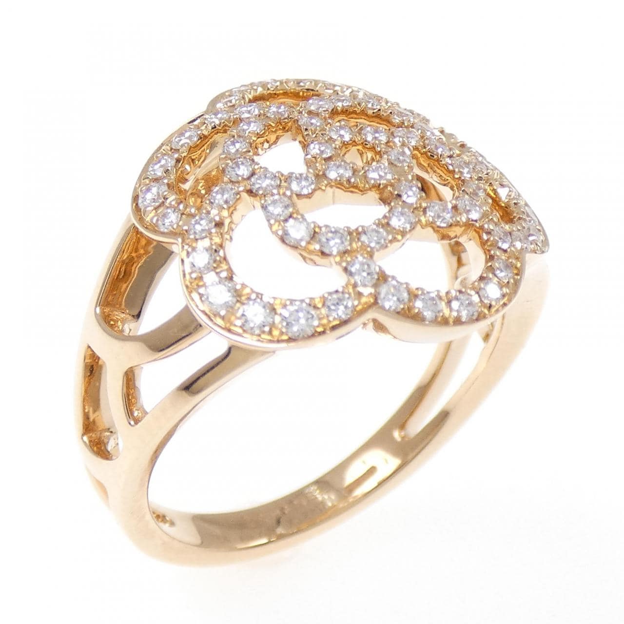 シャネル カメリア リング