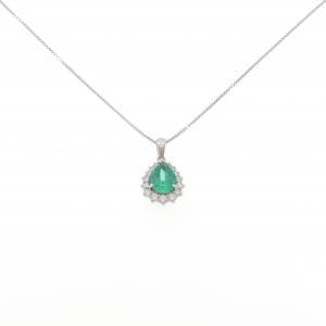 PT900/PT850 エメラルド ネックレス 2.65CT