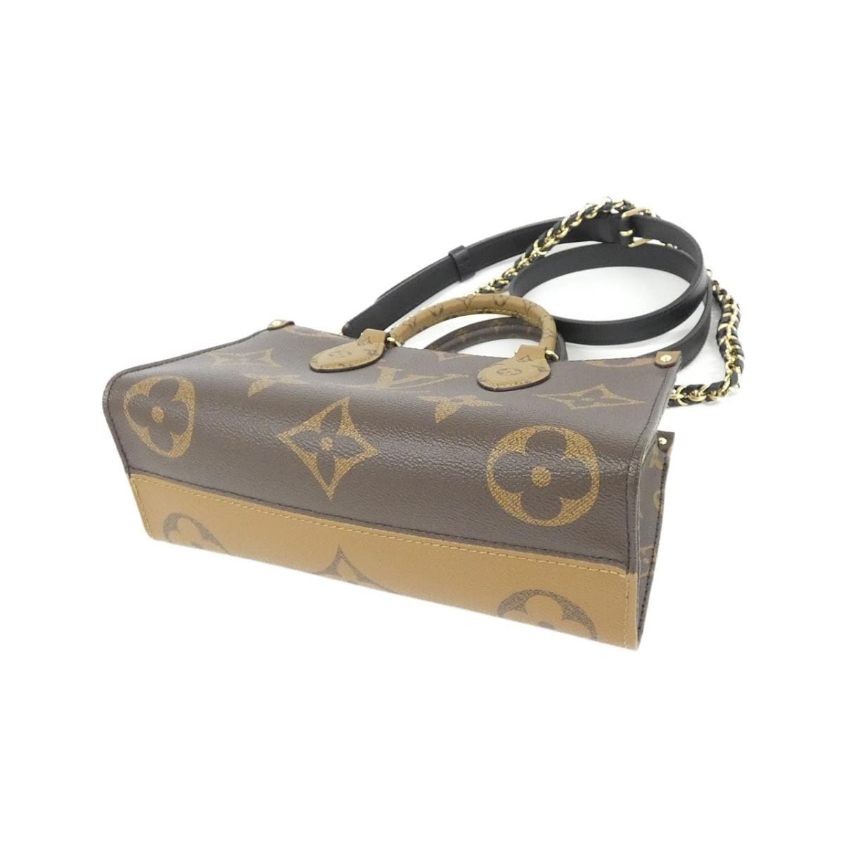 【未使用品】ルイヴィトン　モノグラム　リバース　オンザゴー　ＥＷチェーン　Ｍ１４２３６　バッグ