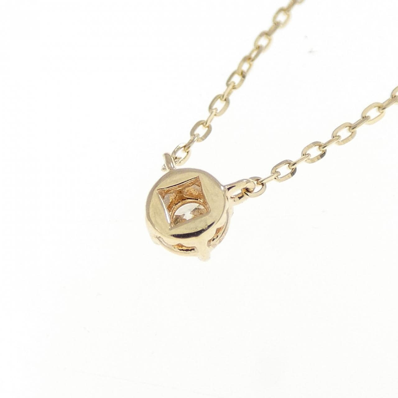 アガット ダイヤモンド ネックレス 0.03CT