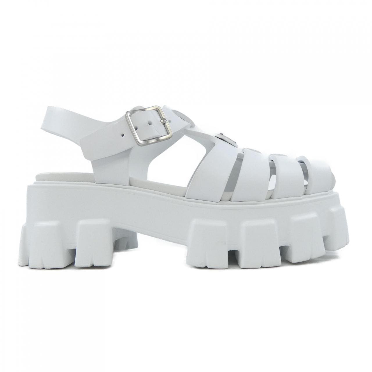 プラダ PRADA トライアングルロゴ モノリス 1X853M フォームラバー サンダル