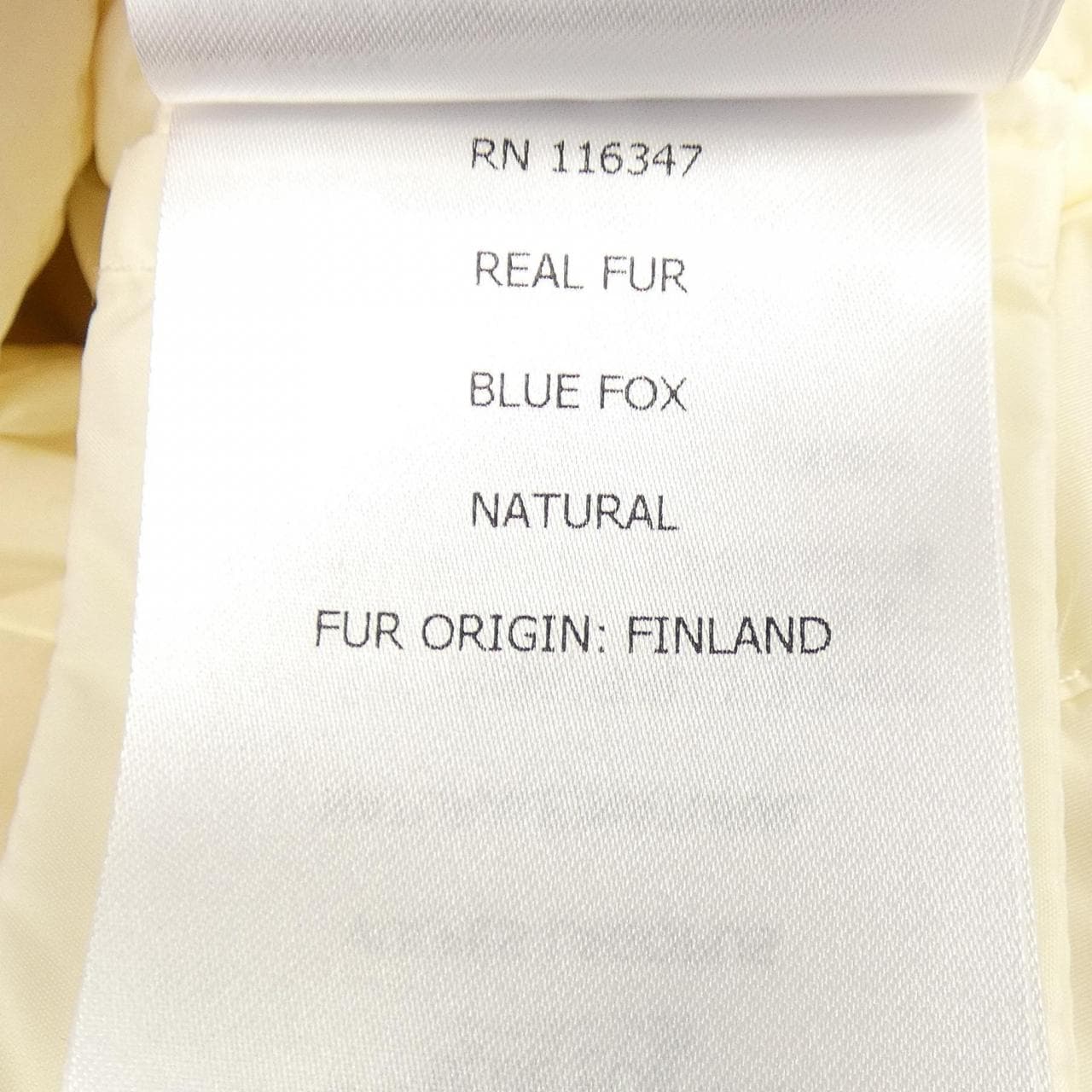 MONCLER KELLER FUR down coat