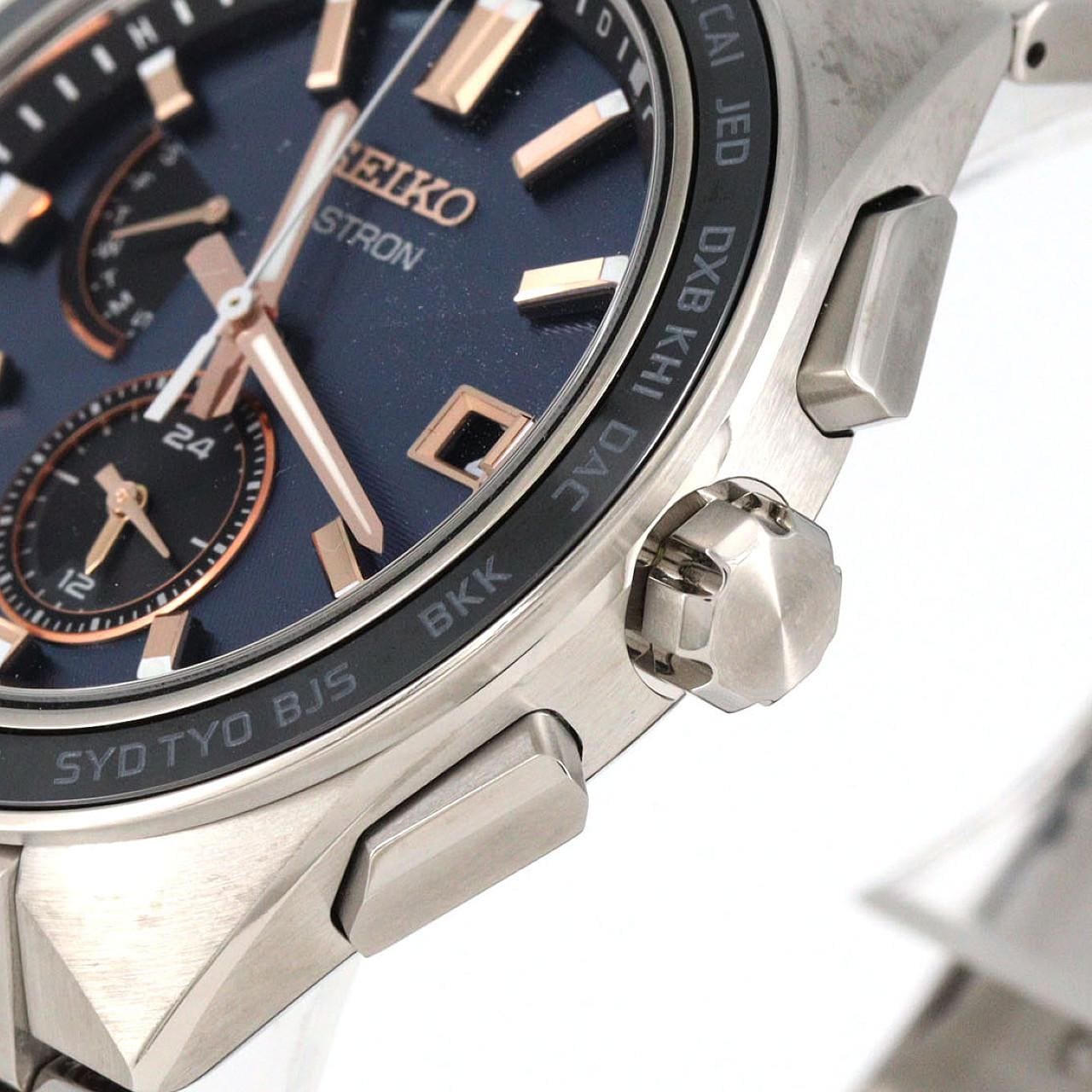 セイコー アストロン 電波時計 8B63-0BD0/SBXY053 TI ソーラークォーツ