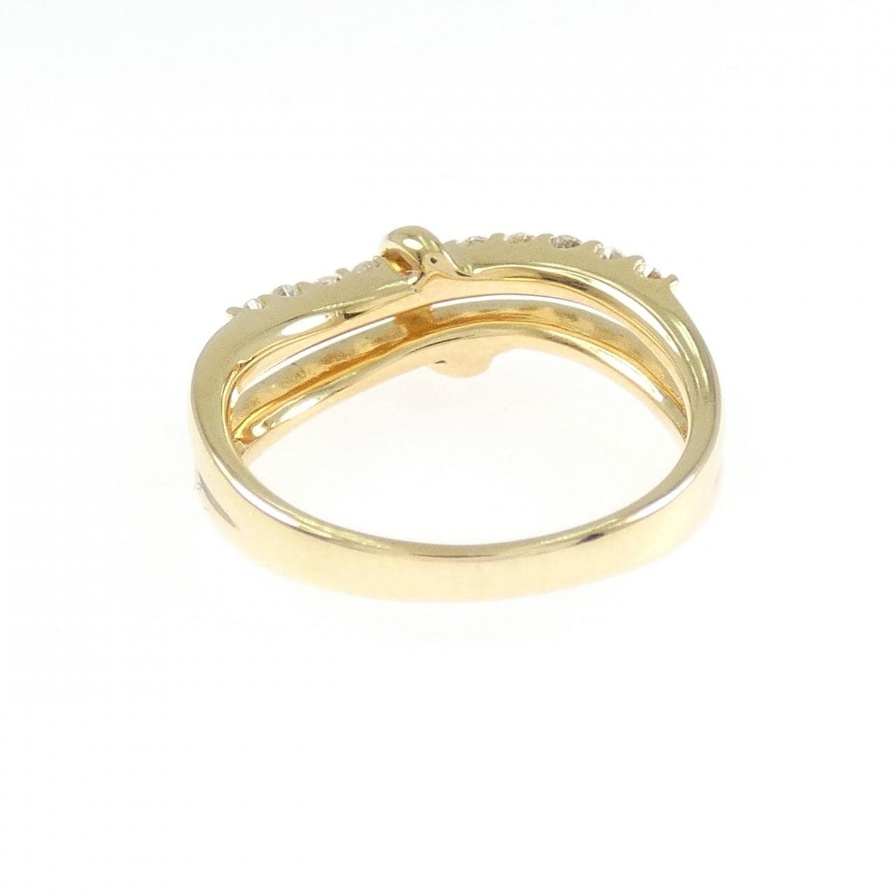 K18YG ダイヤモンド リング 0.20CT
