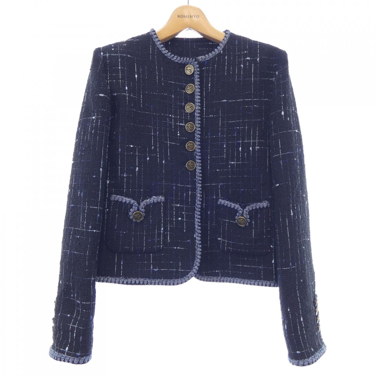 エトロ ETRO ノーカラージャケット