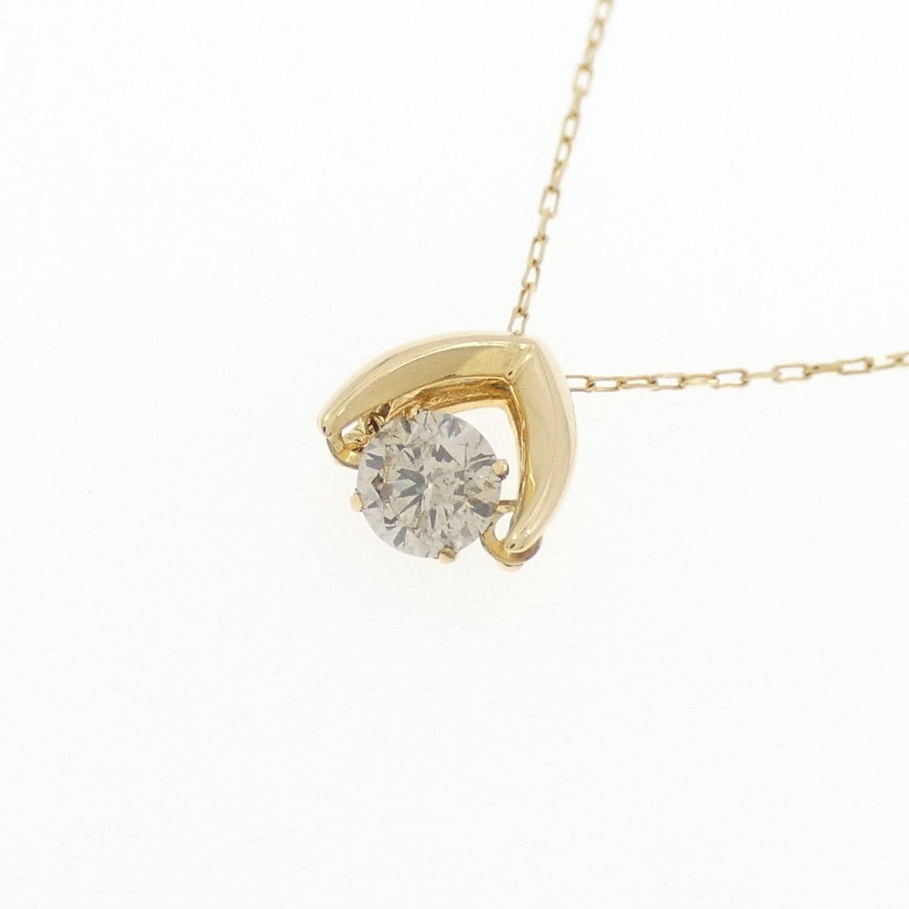 K18YG ダイヤモンド ネックレス 0.10CT