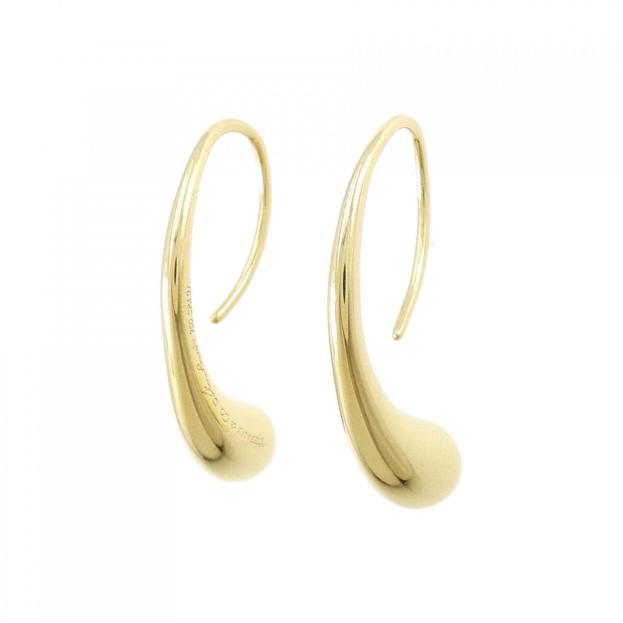 TIFFANY teardrop hoop earrings