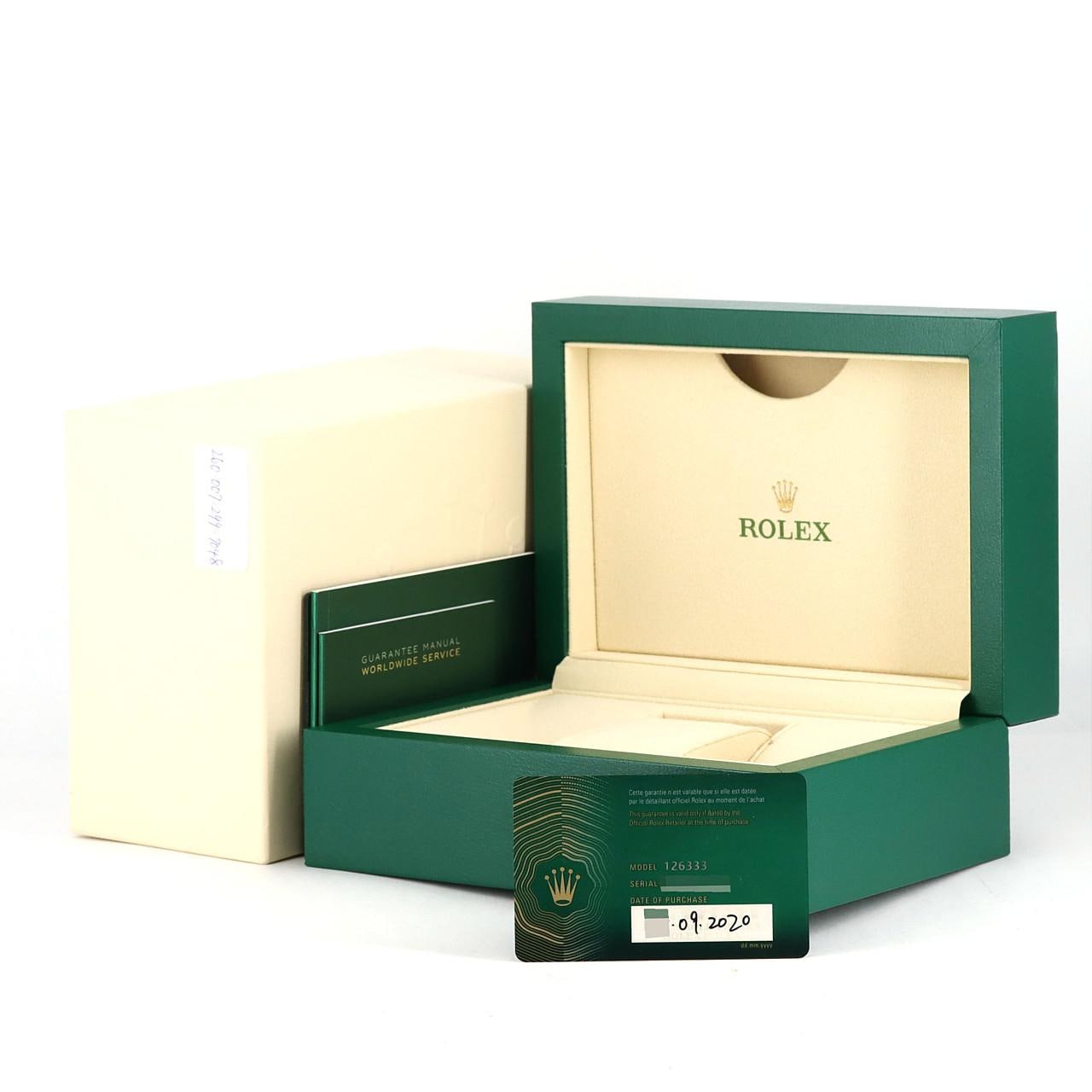 ROLEX Datejust 126333 SSxYG自動上弦隨機編號