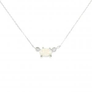 750WG/K10WG オパール ネックレス