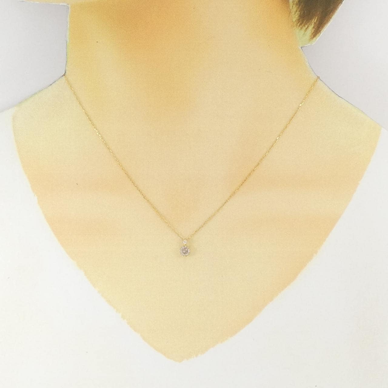 K18YG ダイヤモンド ネックレス 0.300CT
