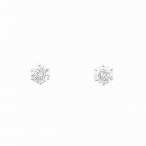 PT900 ダイヤモンド ピアス 0.317CT 0.333CT J-K SI1 VG
