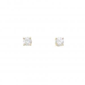 [BRAND NEW] K18YG Diamond Earrings 0.209CT 0.206CT F VS2 Good