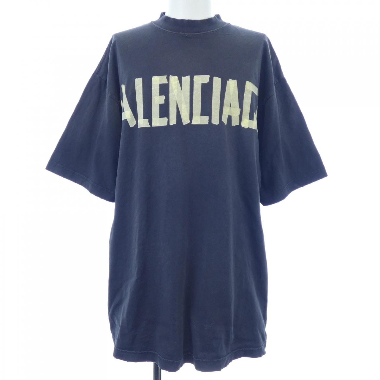 バレンシアガ BALENCIAGA TAPE TYPE Tシャツ ミディアムフィット 739784 TOVA9 UNISEX Tシャツ