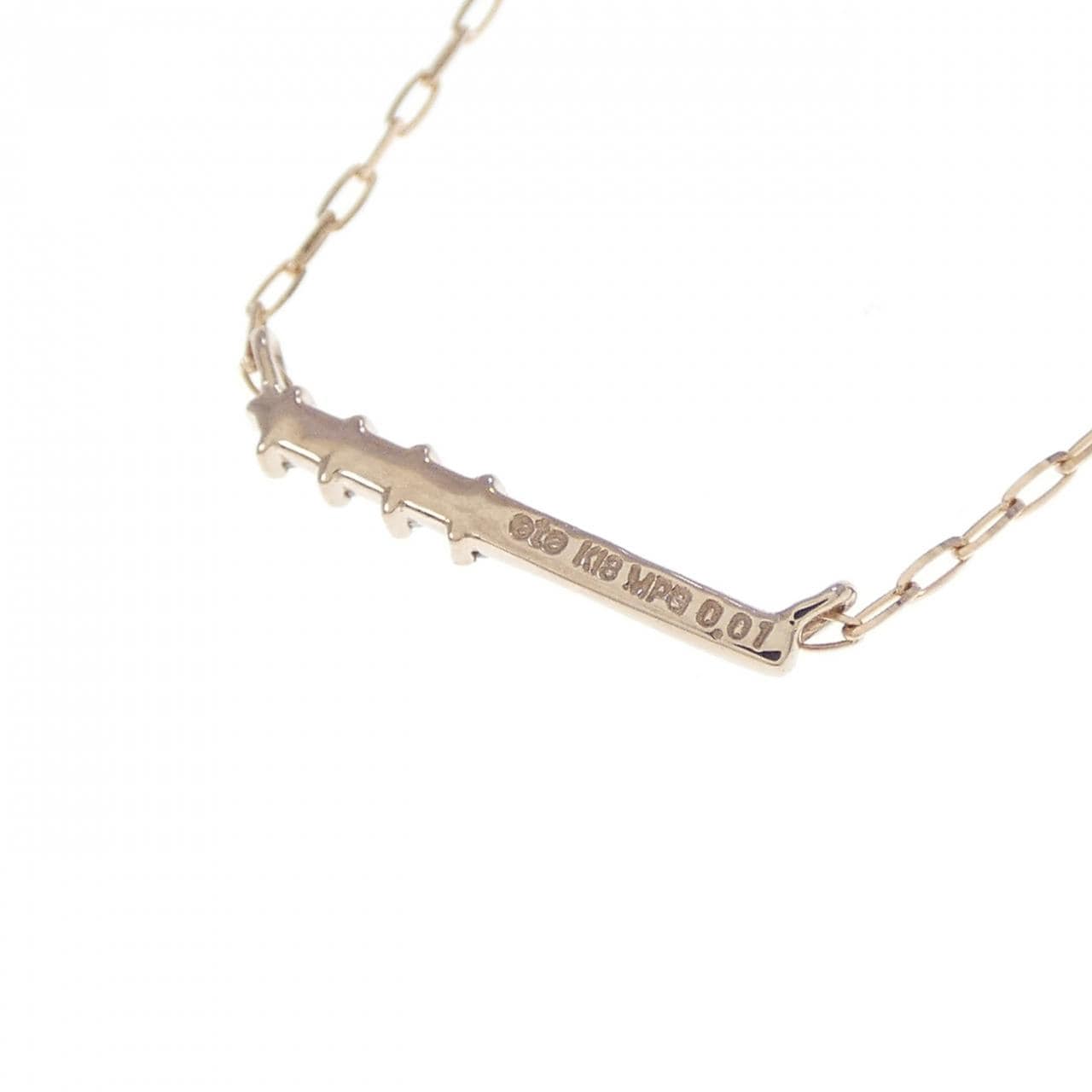 エテ ダイヤモンド ネックレス 0.01CT