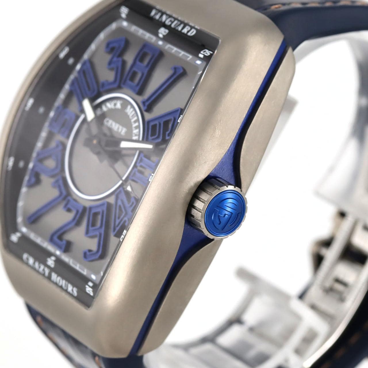 フランクミュラー ヴァンガード クレイジーアワーズ TI V45CHTTBRBL TI 自動巻