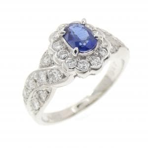 PT900 サファイヤ リング 0.47CT