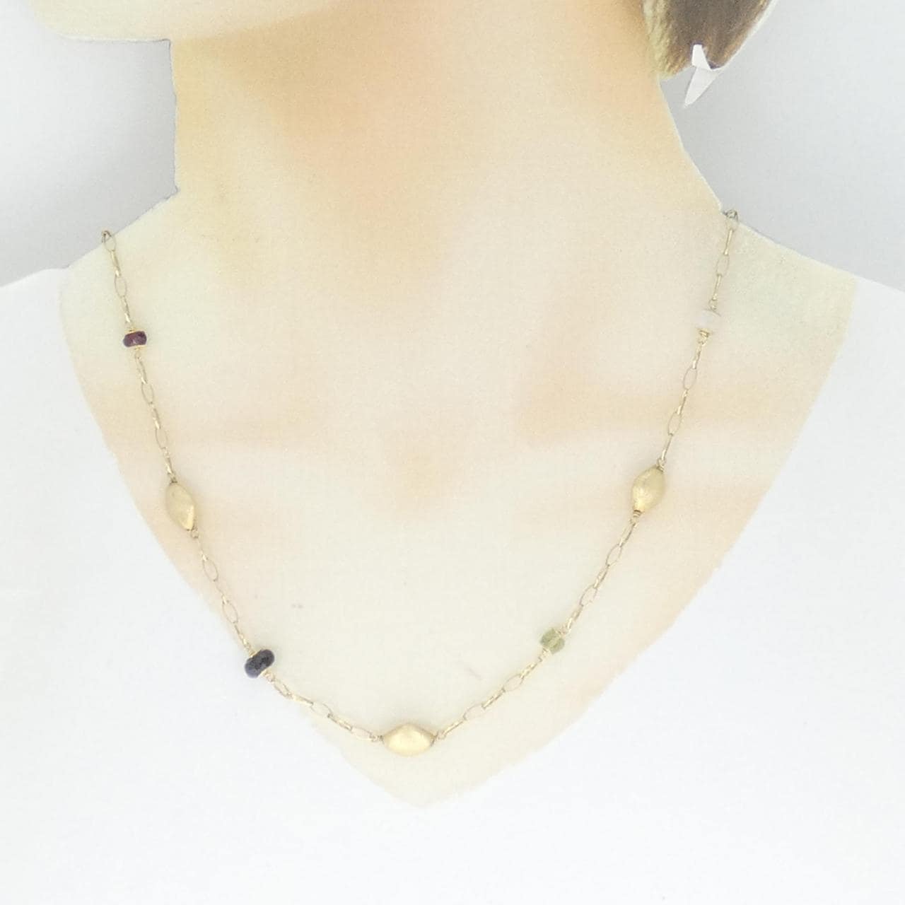 585YG Color Stone Necklace