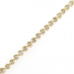 K18YG ダイヤモンド ブレスレット 1.00CT
