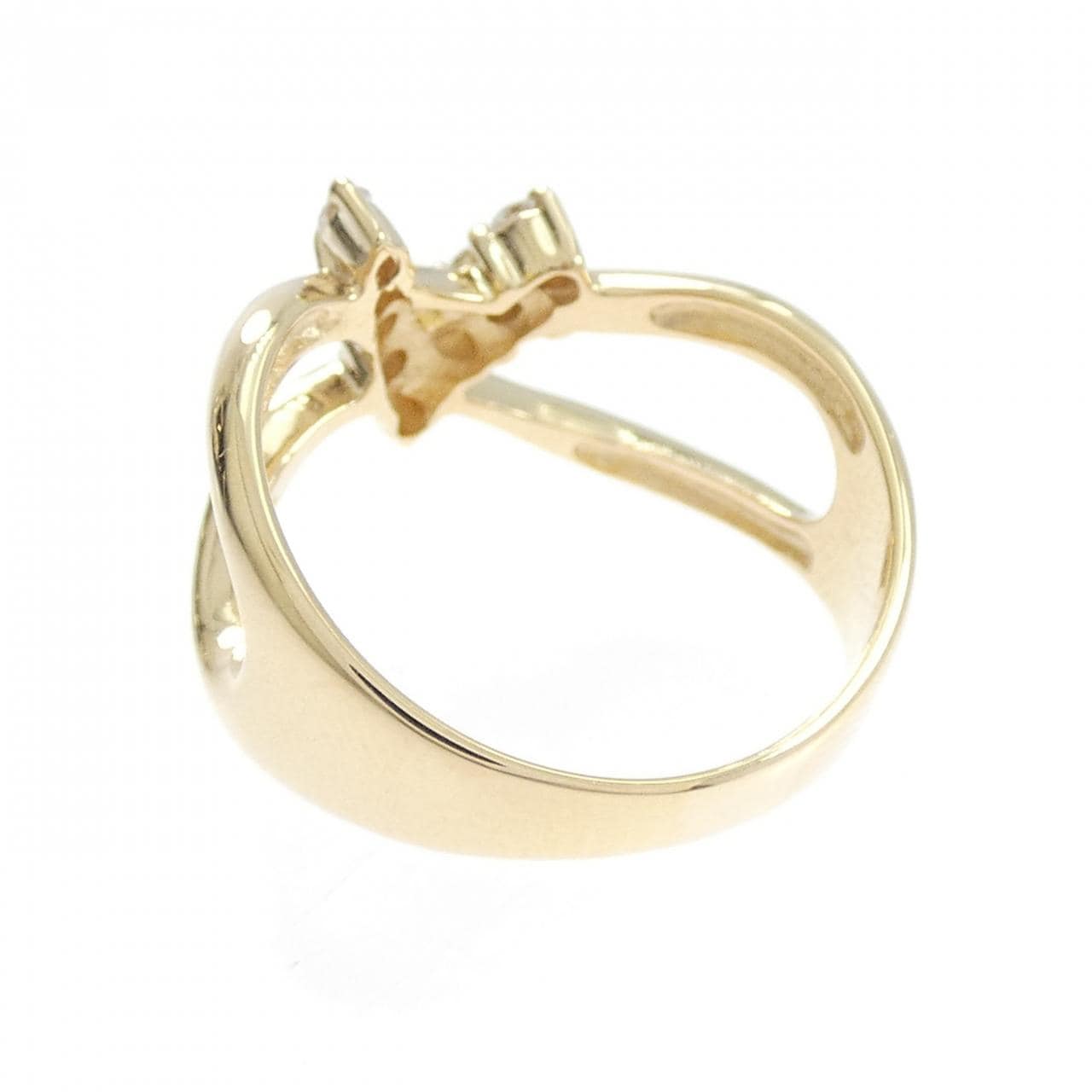 K18YG ダイヤモンド リング