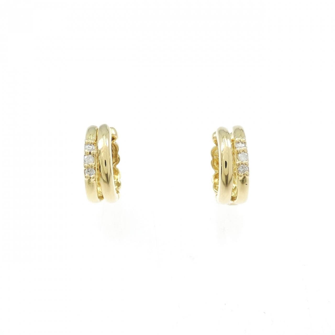 K18YG ダイヤモンド イヤリング 0.06CT