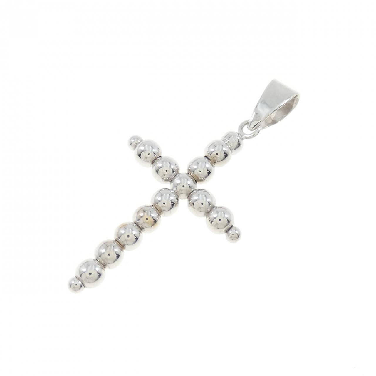750WG cross pendant