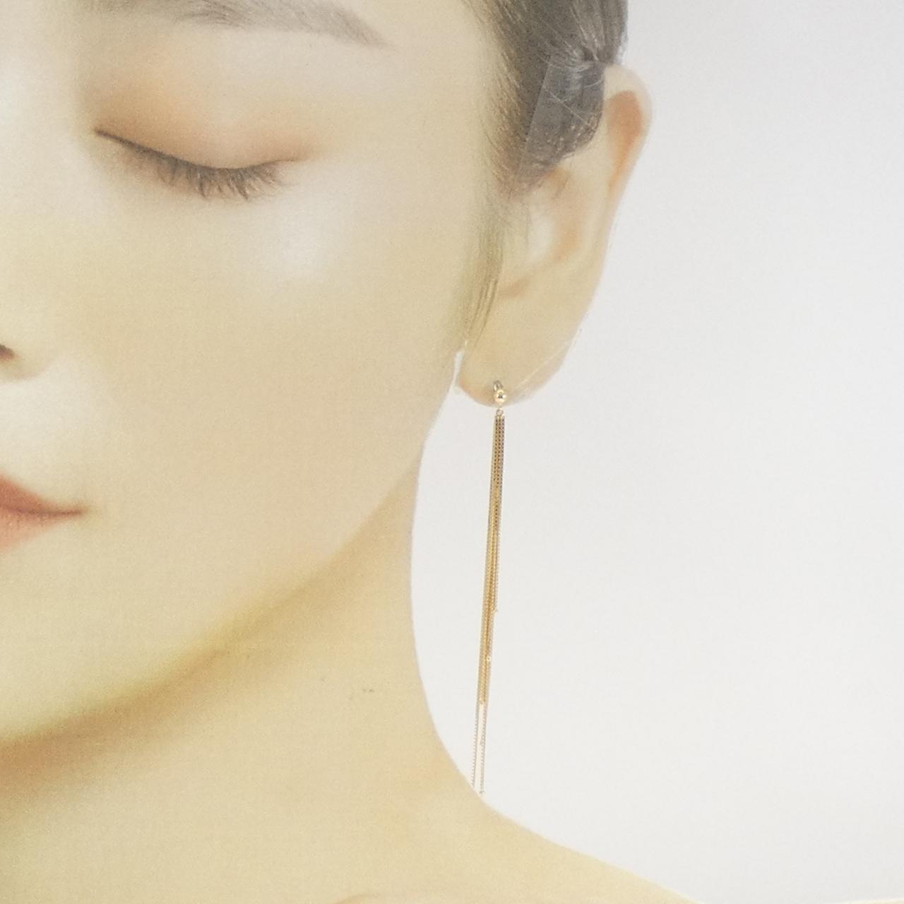 K18YG earrings