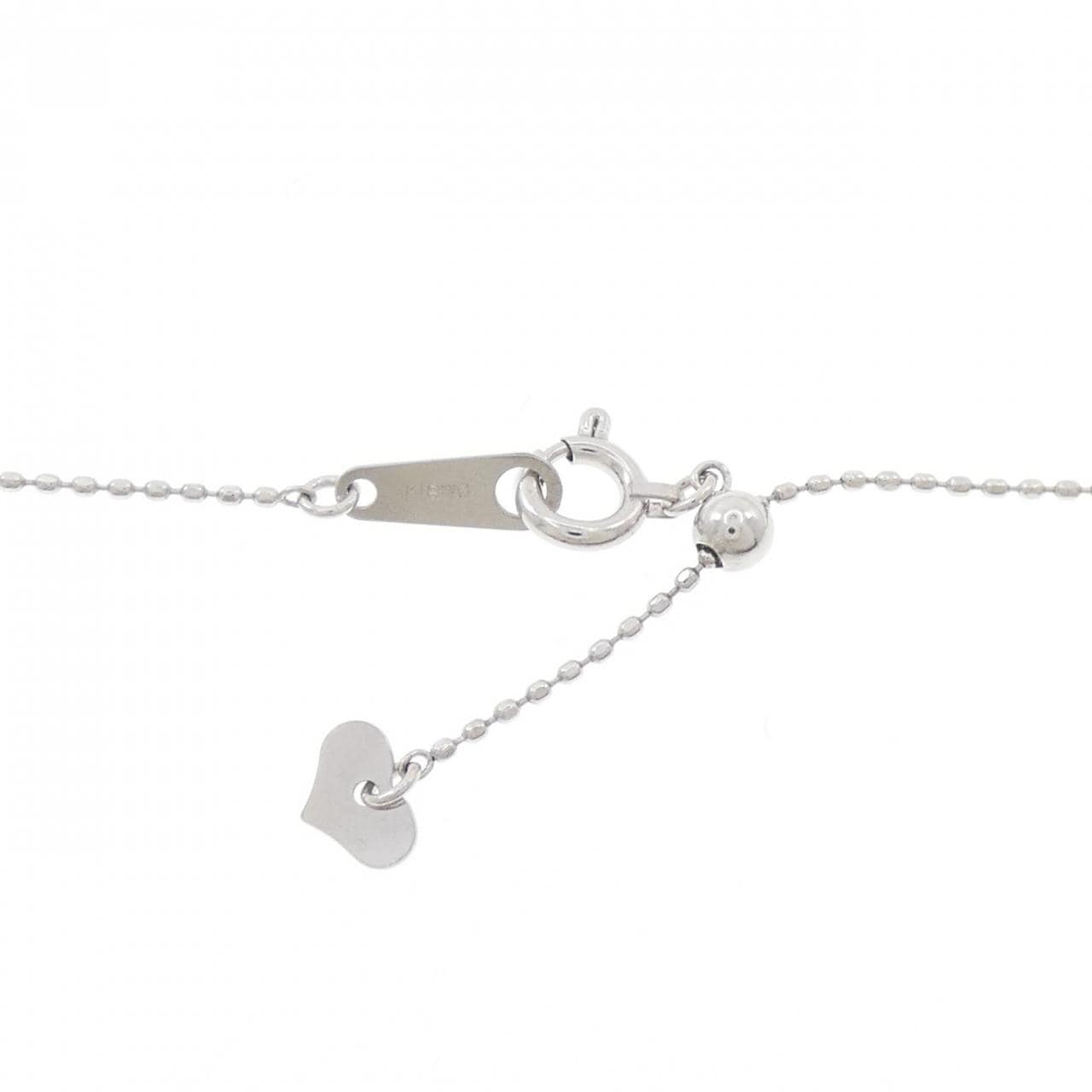 K18WG トルマリン ネックレス 0.21CT