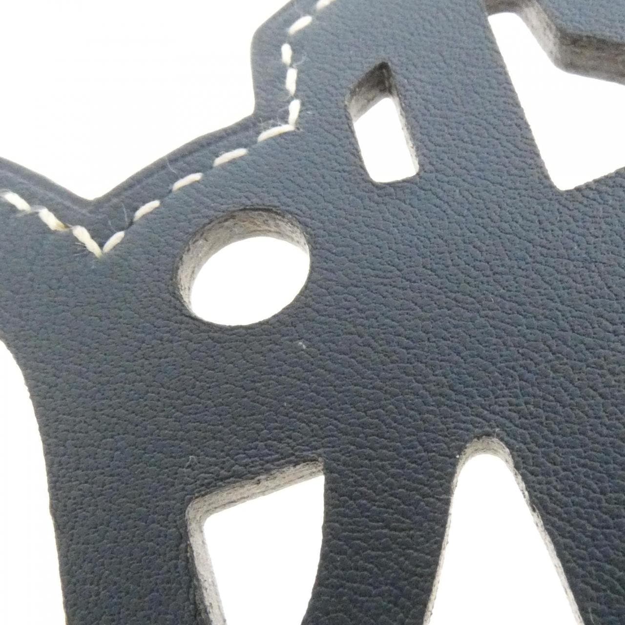 エルメス パドック シュバル バイカラー 067303CA バッグチャーム