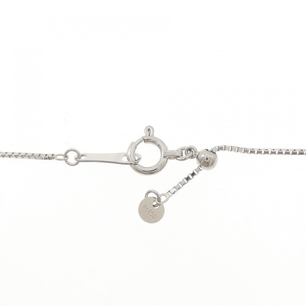 PT900/PT850 エメラルド ネックレス 2.10CT