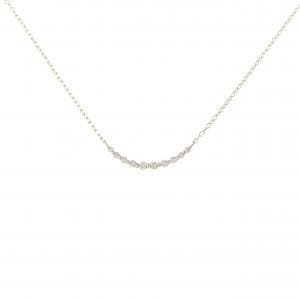 K18YG ダイヤモンド ネックレス 0.08CT