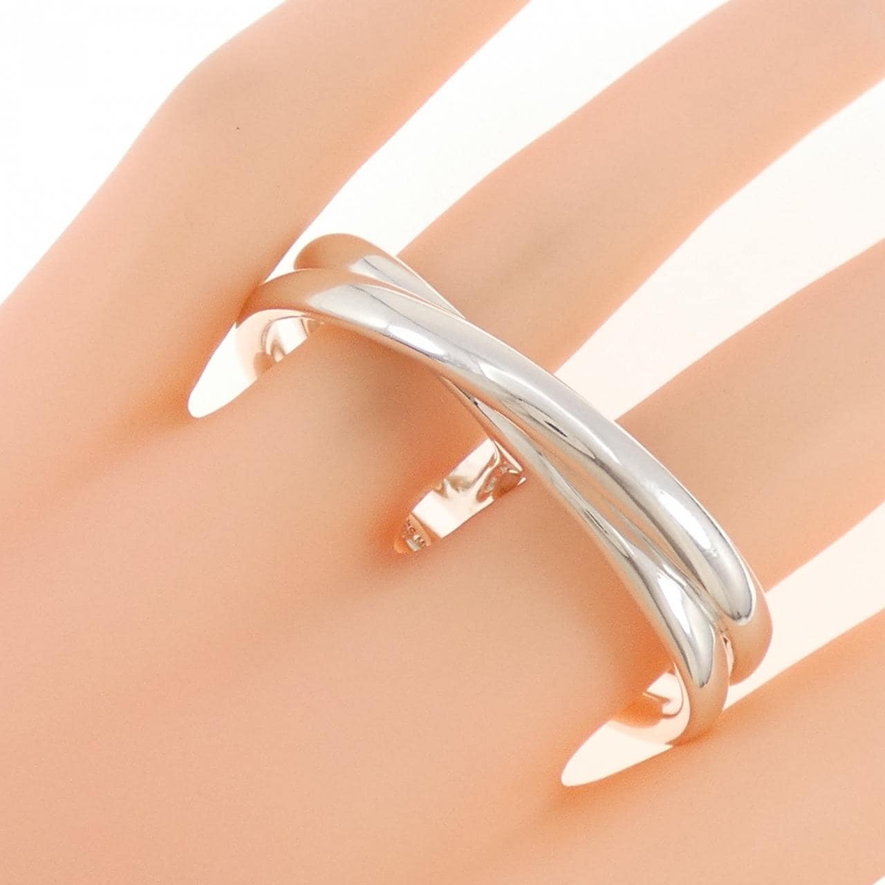 エルメス シェーヌ ダンクル パンク ダブル リング