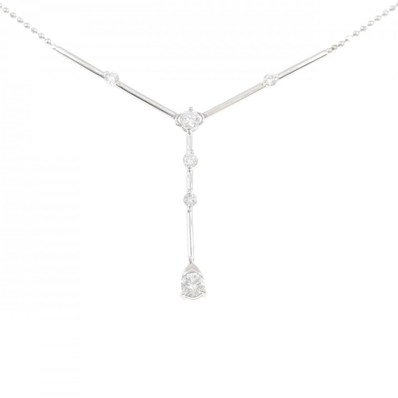 PT900/PT850 ダイヤモンド ネックレス 0.50CT