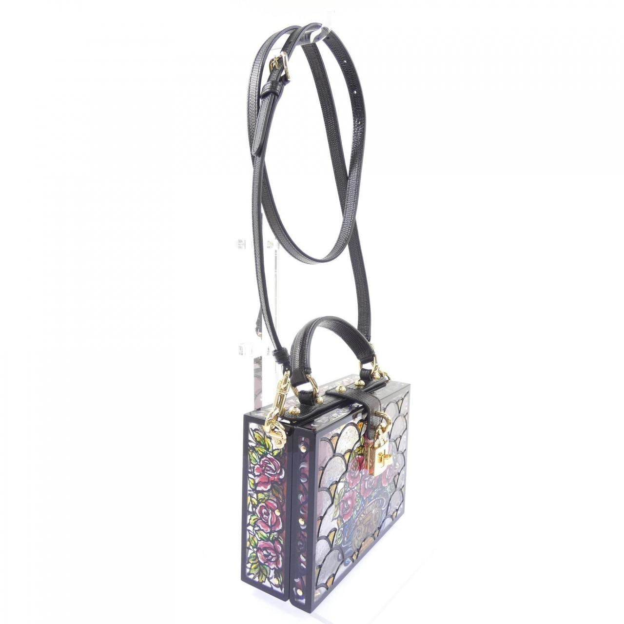 ドルチェアンドガッバーナ DOLCE&GABBANA ドルチェボックス プレキシ インターシャ BAG