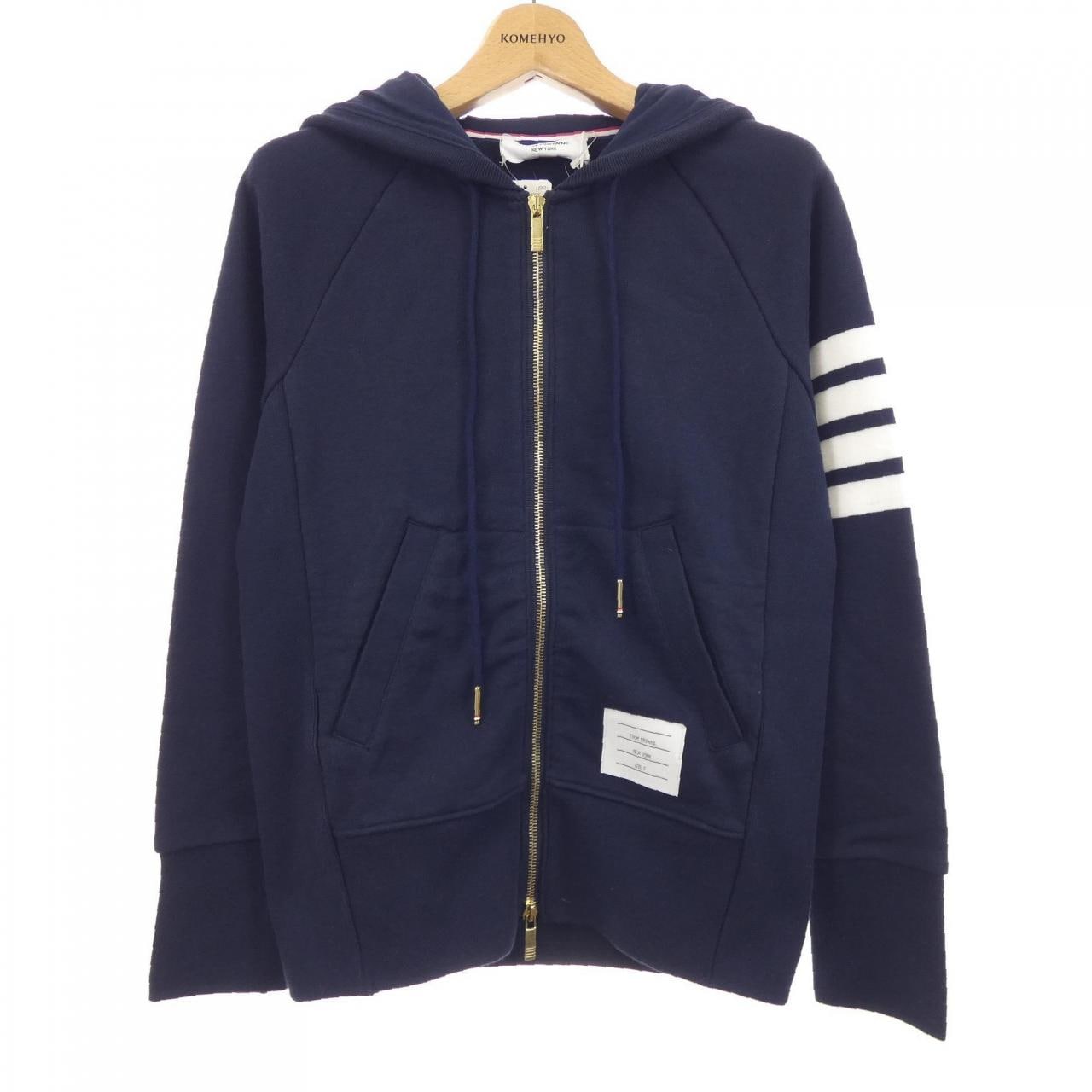 トムブラウン THOM BROWNE クラシックループ 4BAR フルジップアップフーディー MJT022H パーカー