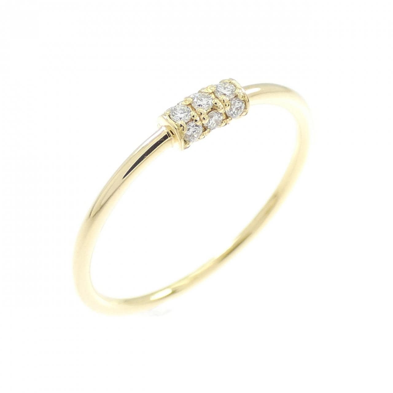アーカー ホワイトナイトファン リング 0.05CT