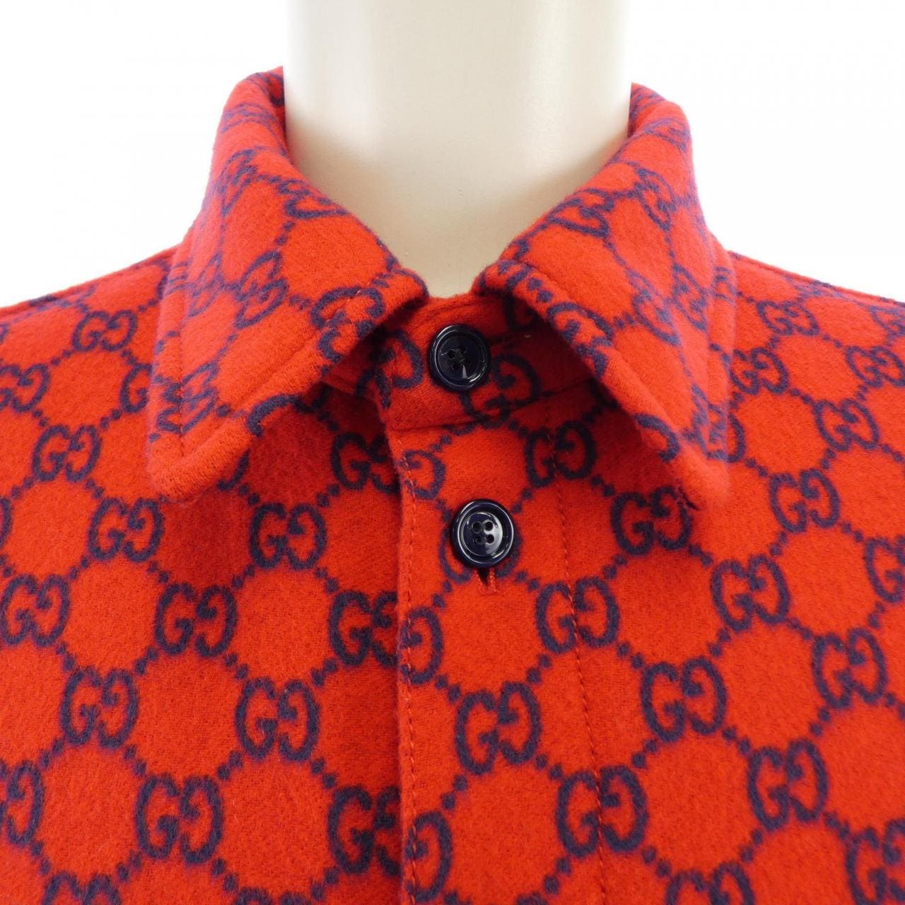 グッチ GUCCI GGウールフランネル パデッドオーバーシャツ 762183 ZAPDW ジャケット