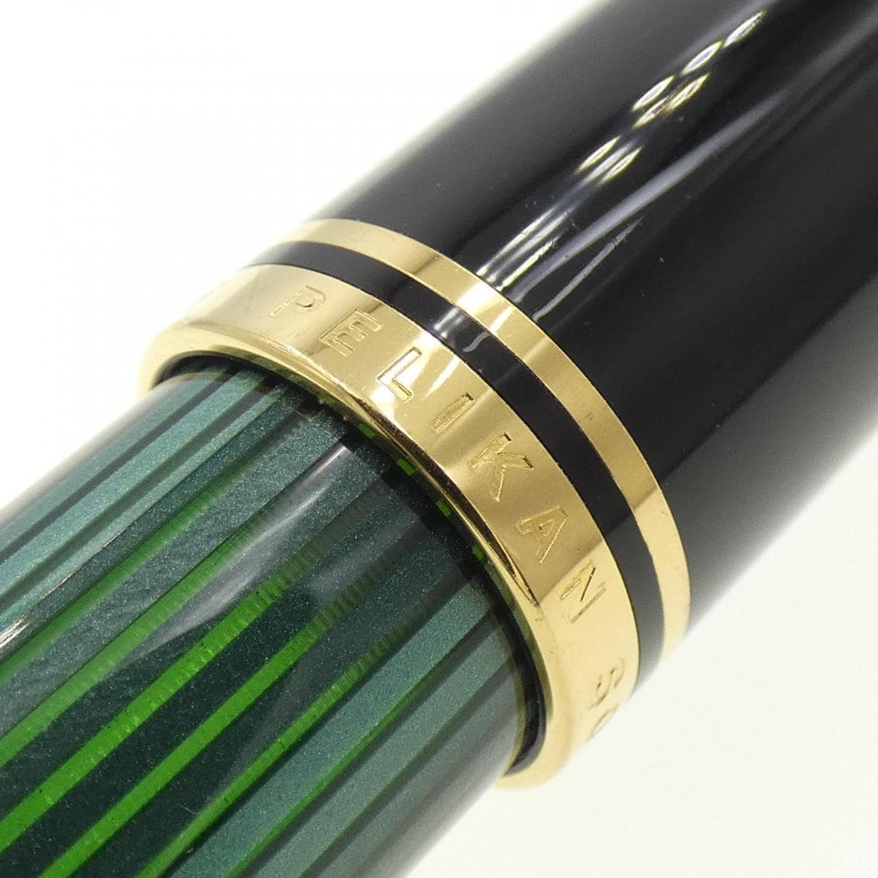 Pelican Souverin M800 Green Striped Fountain Pen