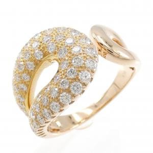 K18PG ダイヤモンド リング 1.11CT