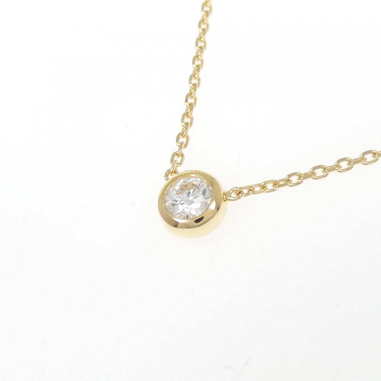 K18YG ダイヤモンド ネックレス 0.20CT