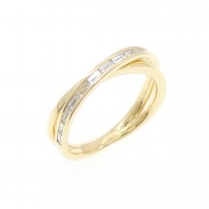 K18YG ダイヤモンド リング 0.35CT