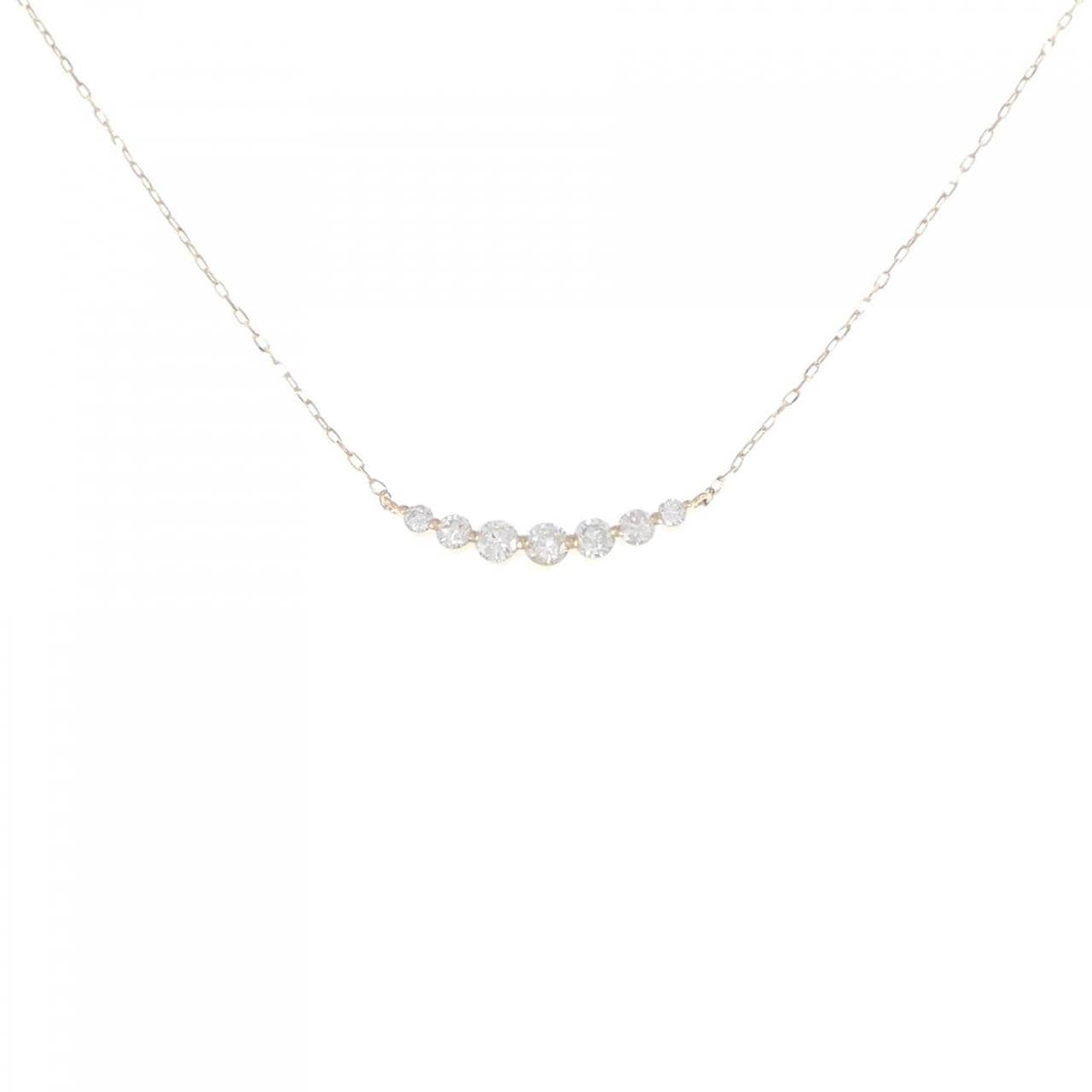 [Remake] K18YG Diamond necklace 0.25CT