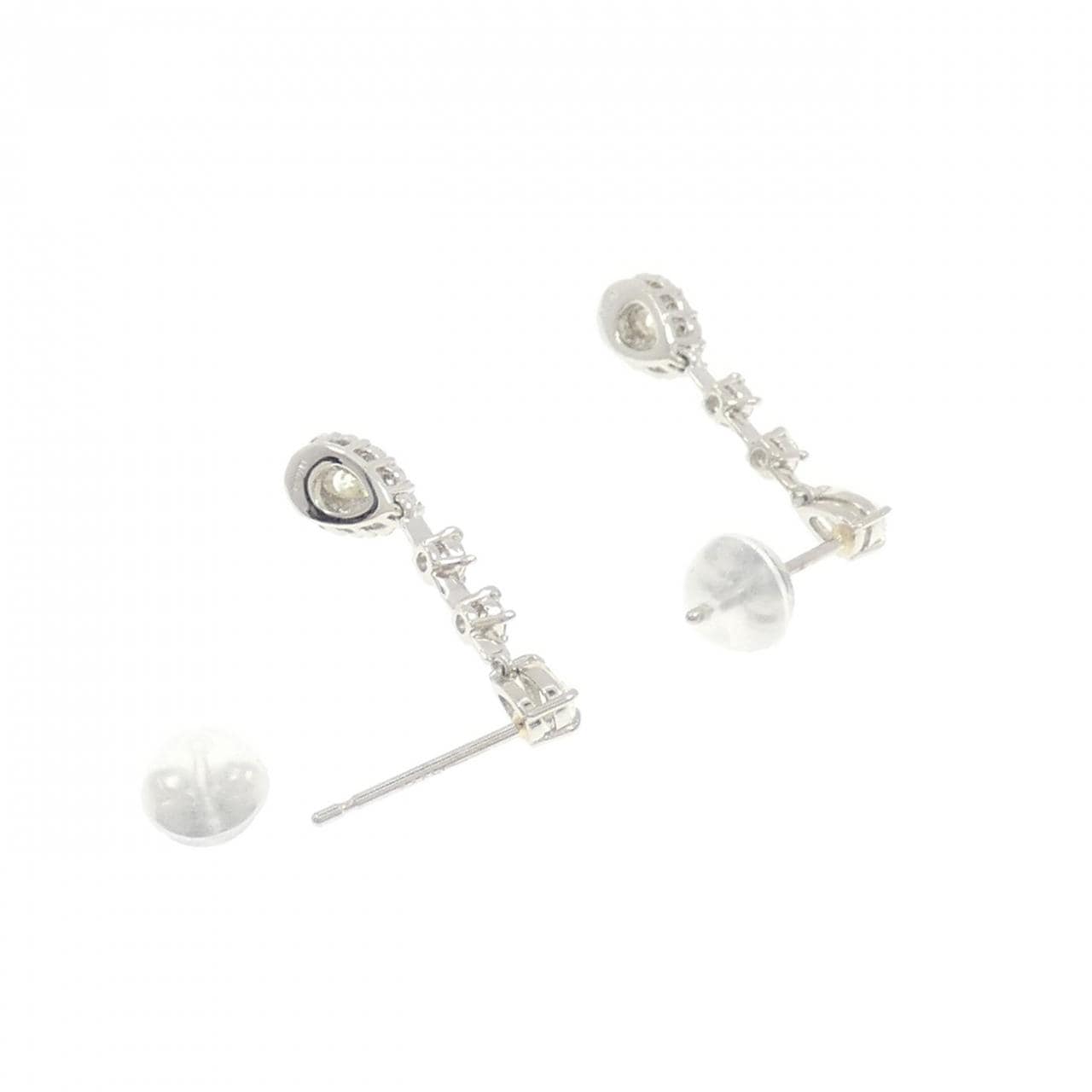 【新品】PT900 ダイヤモンド ピアス 0.60CT