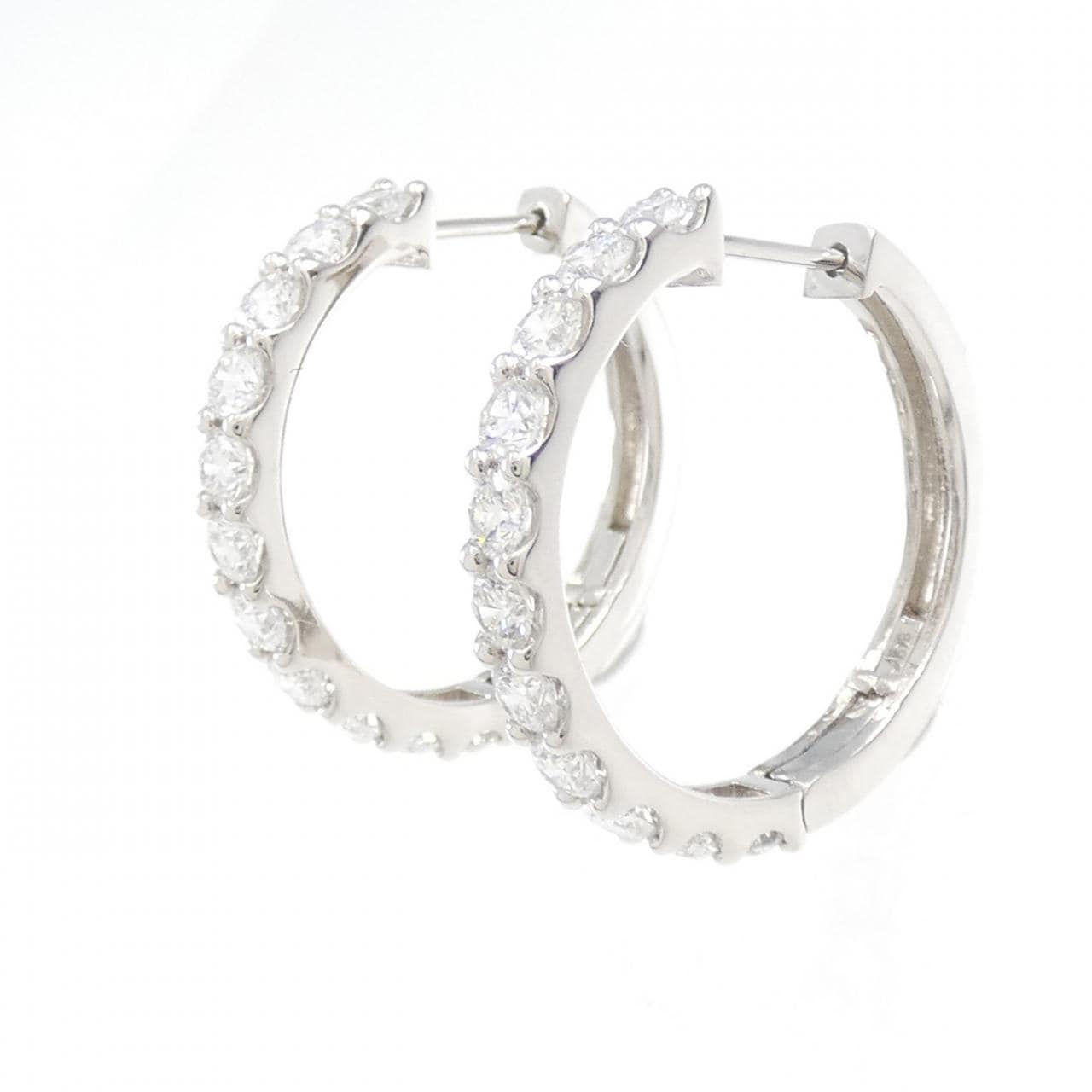 [BRAND NEW] PT900 Diamond Earrings 1.020CT 1.022CT E VS1-2 VG