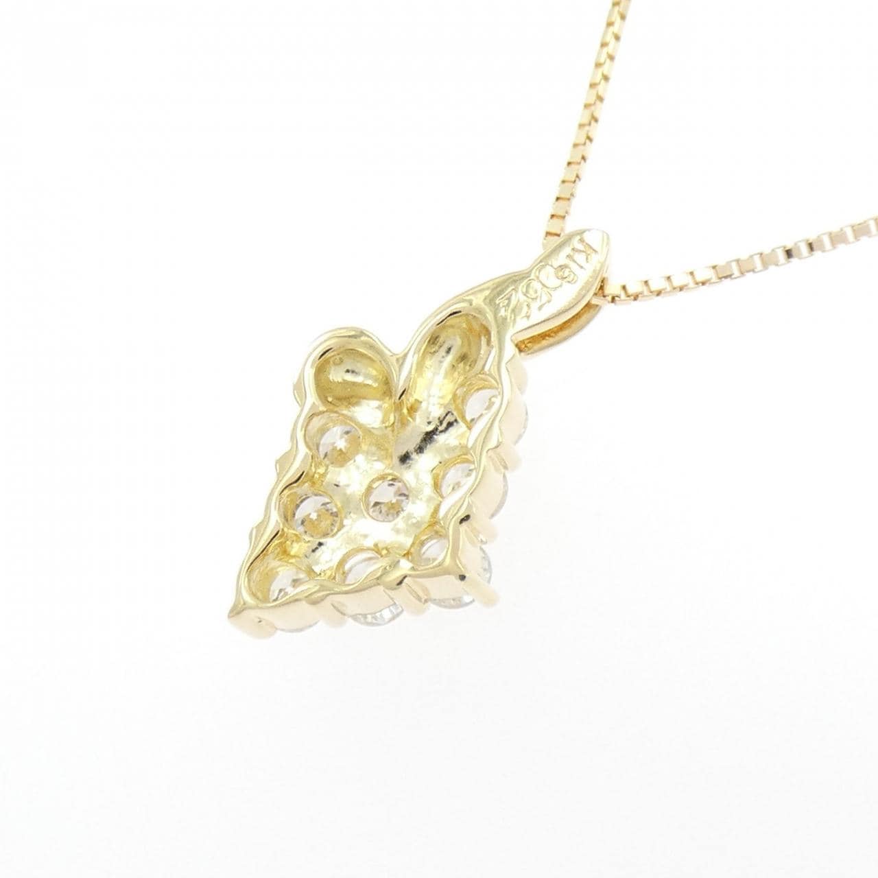 K18YG ダイヤモンド ネックレス 0.52CT
