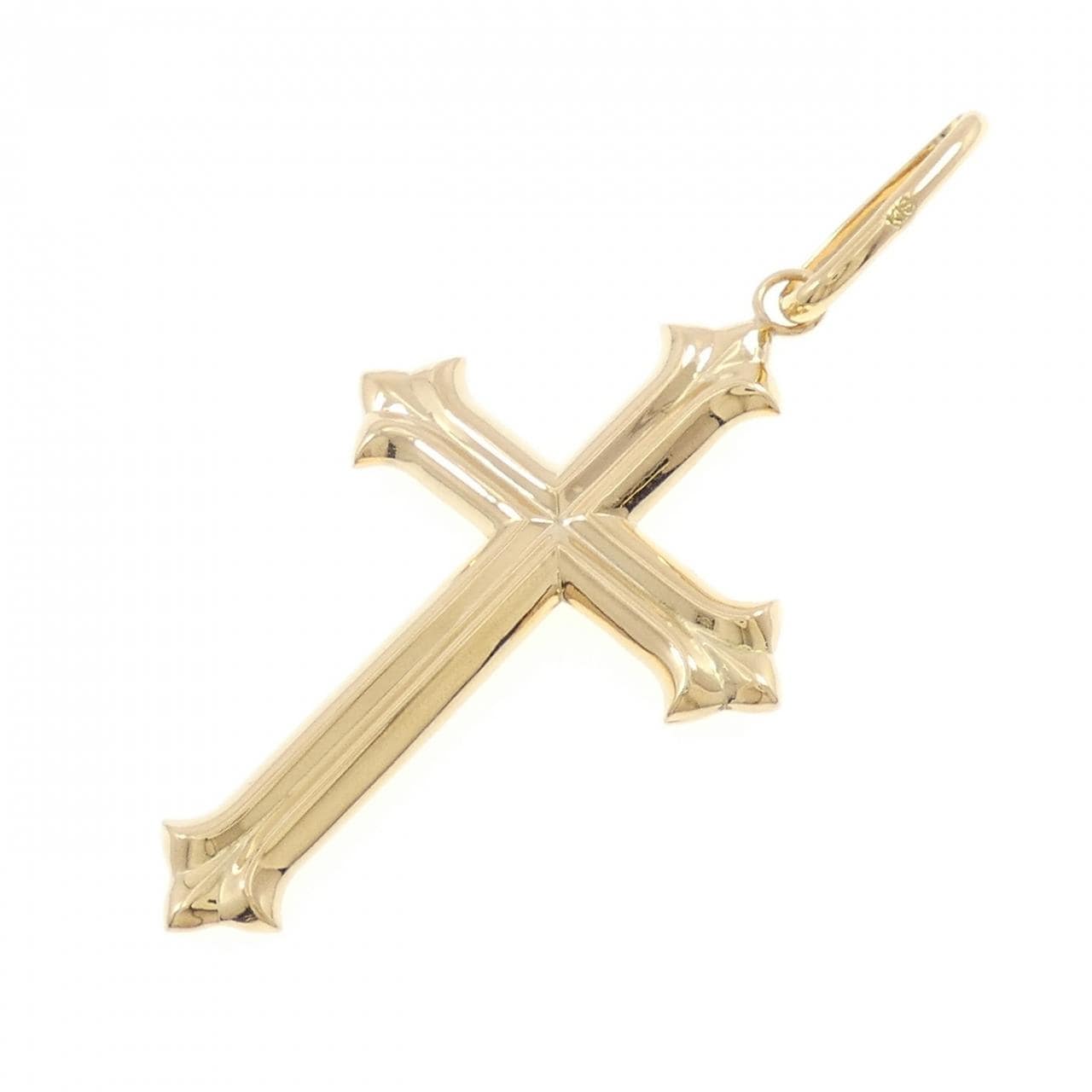 【新品】K18YG クロス ペンダント