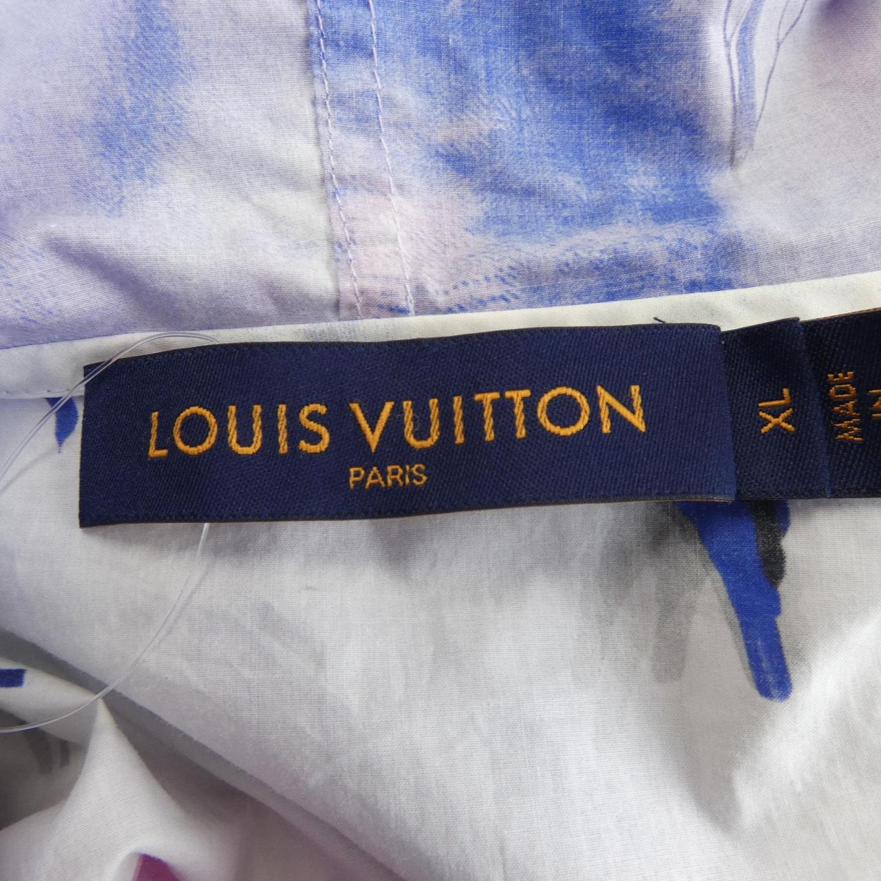 ルイヴィトン LOUIS VUITTON フラワーポプリンパッチワークフーディ HIS79WTXB パーカー