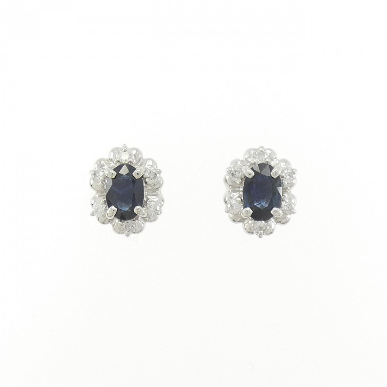 PT900 サファイヤ ピアス 0.50CT